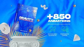 Gravity | Social Media and Broadcast Pack (After Effects Template)