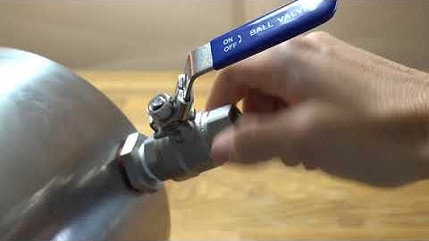 Two-Gallon Stainless Steel Brew Kettle Weldless Ball Valve Installation