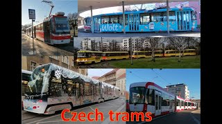 Czech Trams from Brno, Praha, Plzen