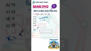 8) ? = 225 ÷ 45 ÷ 5 × 75 Can You Solve This PYQ? 🤔 IBPS,SBI,RBI