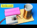 how to make a mini nikola tesla coil , out 15,000 to 20,000 volts, stirlingkit