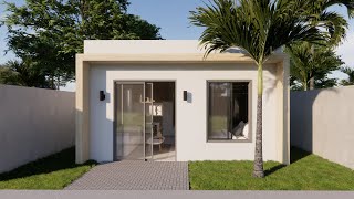 Plano De Casa 5X5 Tiny House Mini Casa 25 M² 5X5 House 25 Sqm Small House Design Idea