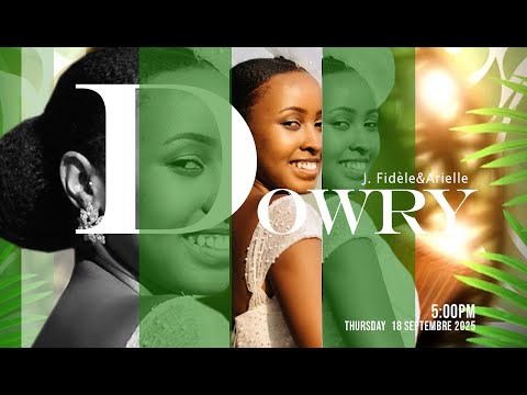 Traditional Dowry Ceremony Of J Fidèle D Arielle Live From Bujumbura