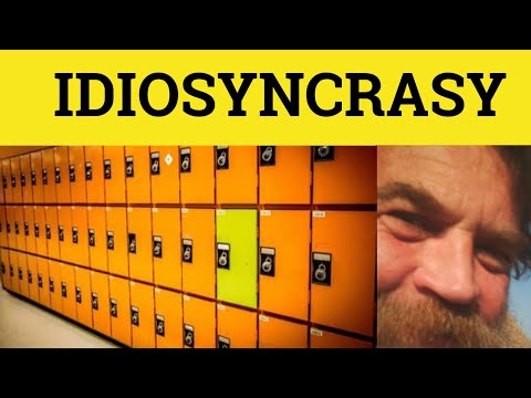 🔵 Idiosyncrasy - Idiosyncratic Meaning - Idiosyncrasy Examples - Idiosyncratic Defined