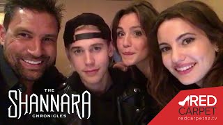 Shannara Chronicles Premiere Exclusive Manu Bennett, Austin Butler, Poppy Drayton & Ivana Baquero