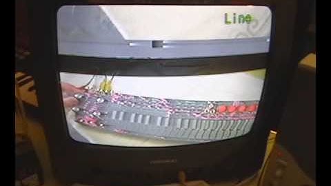 Circuit bent Hing Hon EK-001 - New Video modulation options