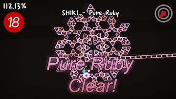 ADOFAI | SHIKI - Pure Ruby | Map By Pinball | Strict Clear!