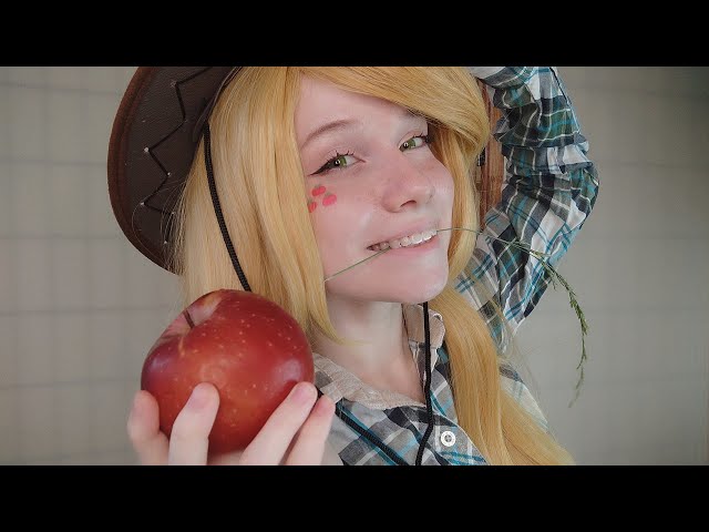 ASMR Night at the Apple Farm with Applejack🍎Roleplay//Quiet voice, rain sounds☔