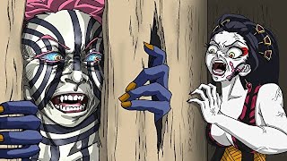 【鬼滅の刃】堕姫をストーカーする猗窩座【きめつのやいば・demon slayer・귀멸의칼날・あかざ・アニメ2期・遊郭編・MAD・アフレコ・ぎゅうたろう・だき・妓夫太郎・宇随天元・縁壱・6話】