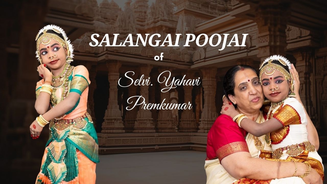 Salangai Poojai of Selvi.Yahavi Premkumar - Amirthalaya Academy of Fine Arts
