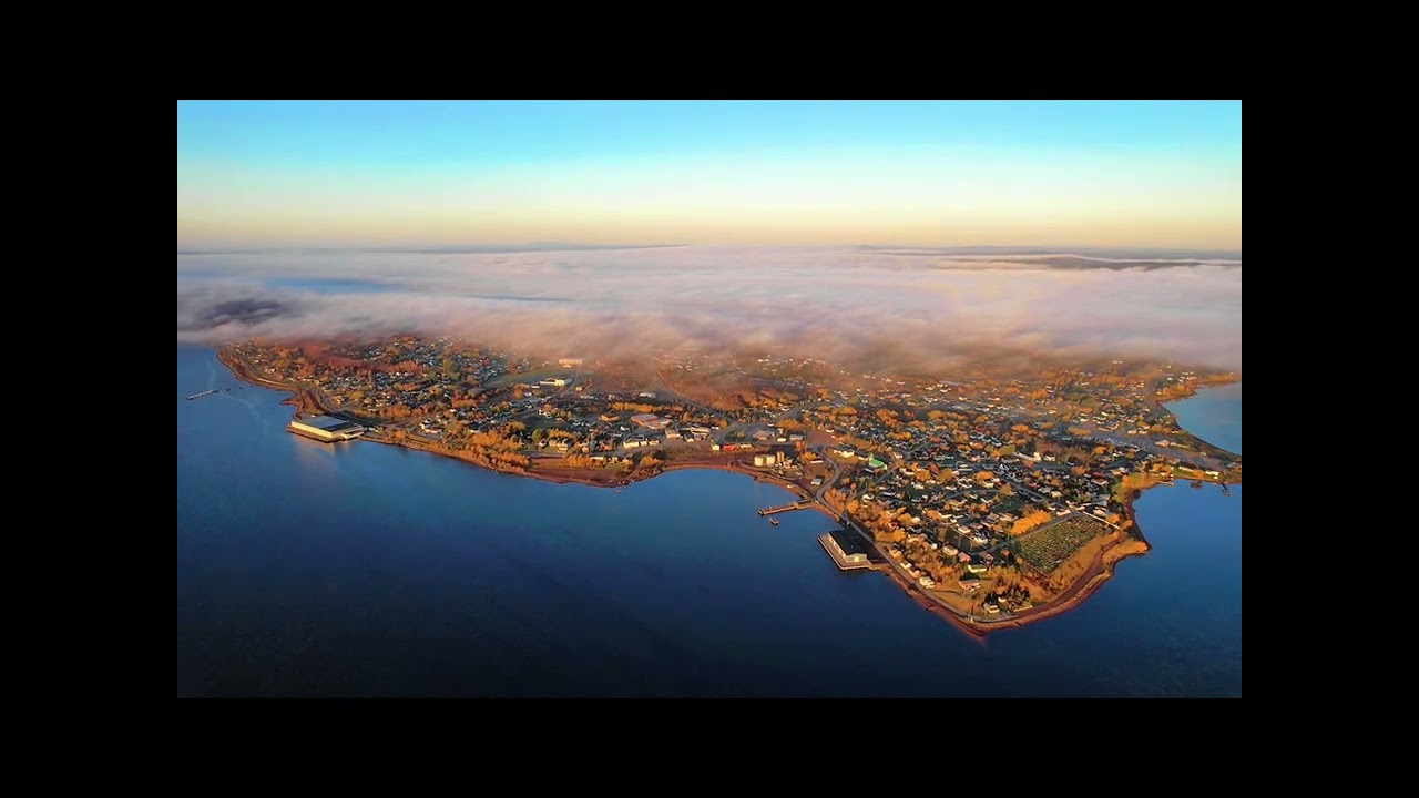 Golden Hour flight over Botwood this morning