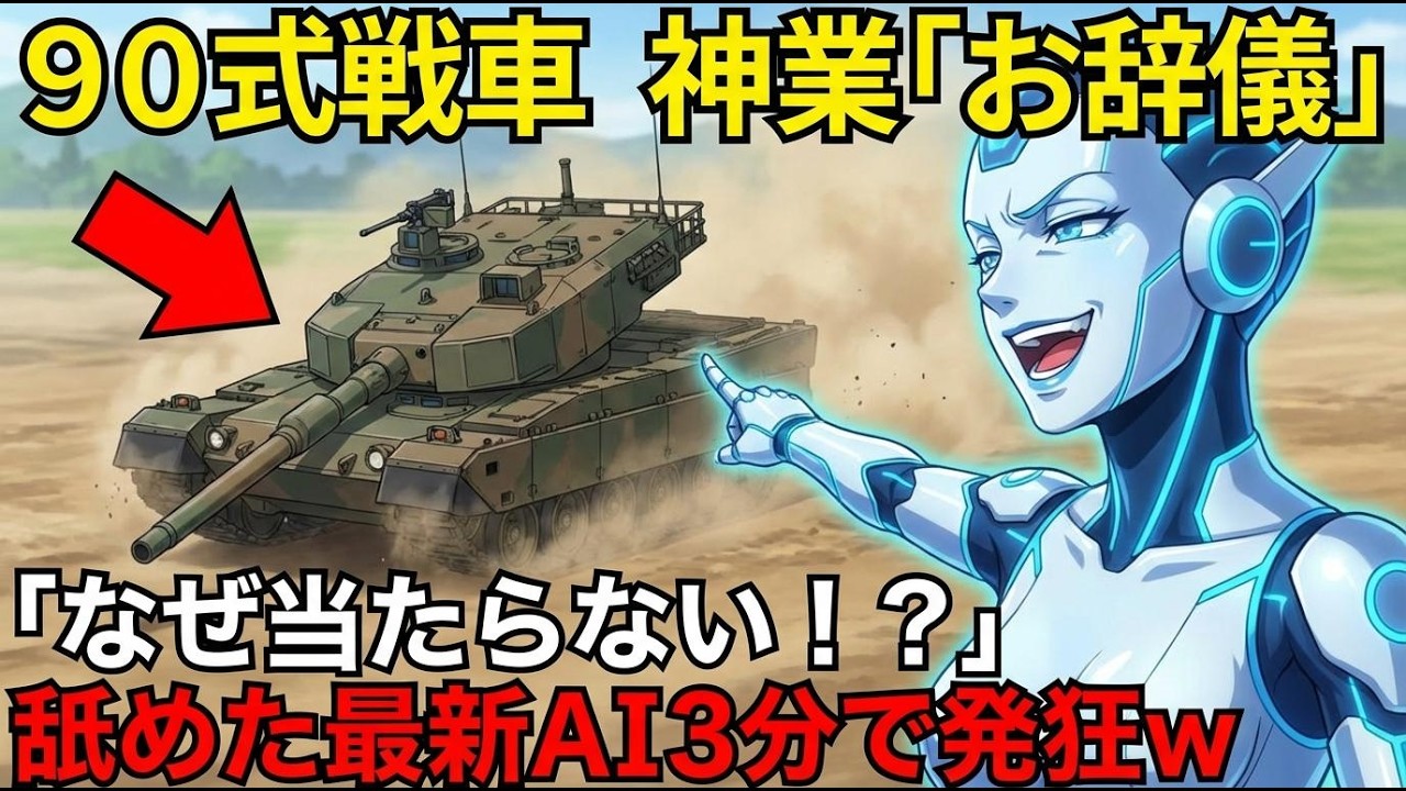 「生存率0%」と笑われた90式戦車が、最新AIを3分で破壊した理由。「計算できない！消えた！？」世界中のエリートが青ざめた日本の