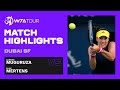 Garbine Muguruza vs. Elise Mertens | 2021 Dubai Semifinals | WTA Match Highlights