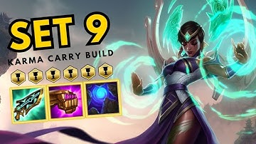 KARMA INVOKER CARRY Is INSANELY BROKEN In RANKED!! - TFT SET 9 GUIDE Teamfight Tactics Best Comps