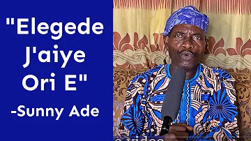 Sunny Ade's Composer Tells The Truth About The King Of Juju Music