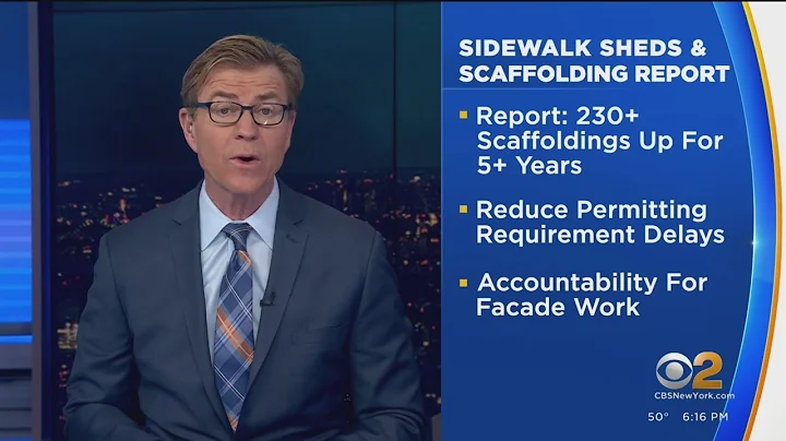 Effort to crack down on long-standing sidewalk sheds