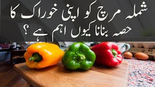 Shimla Mirch k Faidy | benefits of capsicum | شملہ مرچ کو اپنی خوراک کا حصہ بنانا کیوں اہم ہے ؟