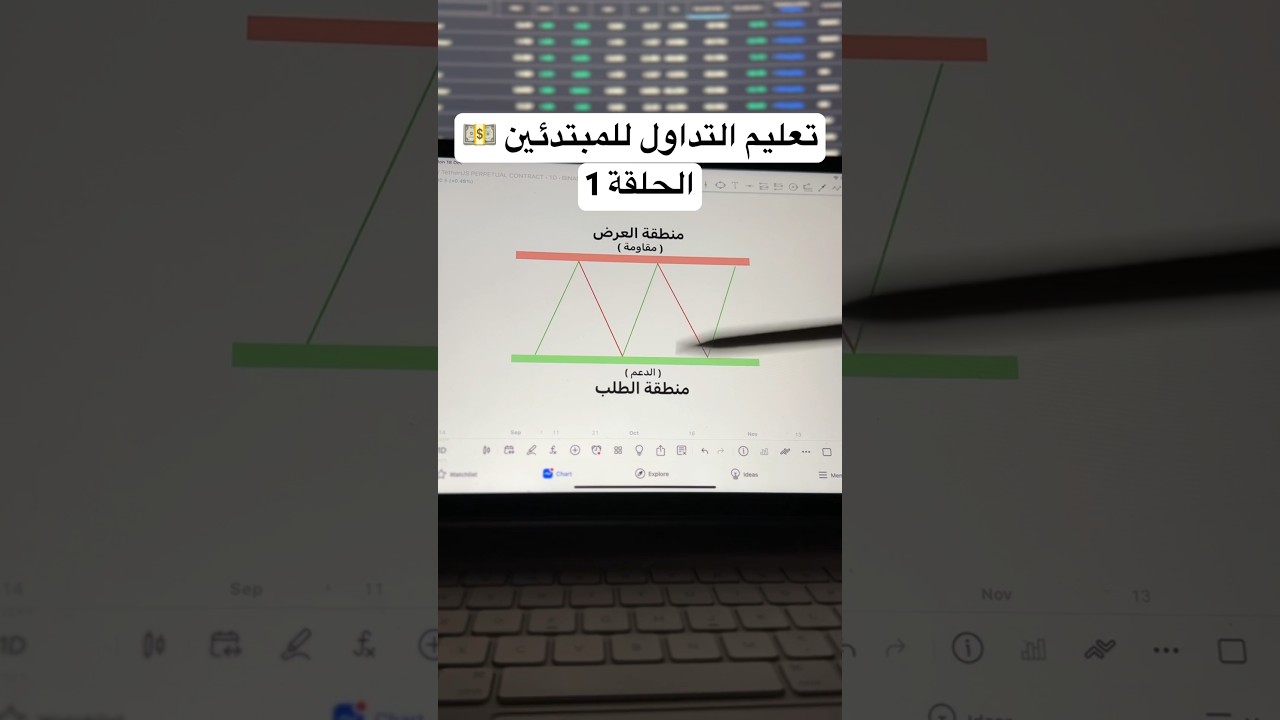 تعليم التداول من الصفر للمبتدئين 🔥💵