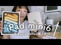 【新ipad mini6】ipad mini 5との比較｜Apple Pencil第2世代｜データ移行｜フィルム貼り付け作業