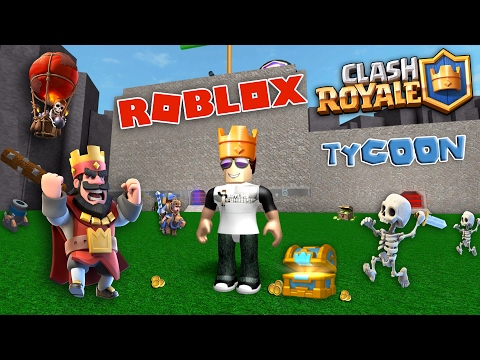 Defending Our Base Clash Royale Tycoon Roblox Youtube - clash royale obby roblox