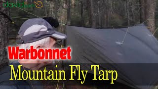Warbonnet Mountain Fly Tarp Setup