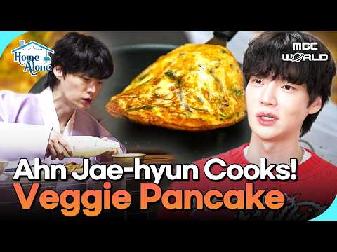 [MUKBANG] Ahn Jae-hyun's Homemade Vegetable Pancake🤤 #Homecook #<strong>KFood</strong> #Mukbang