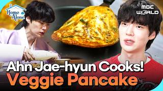 [MUKBANG] Ahn Jae-hyun's Homemade Vegetable Pancake🤤 #Homecook #KFood #Mukbang