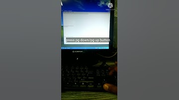 keyboard button for page down/page up