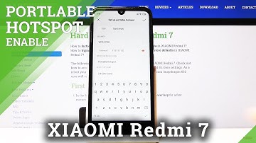 How to Activate Portable Hotspot in XIAOMI Redmi 7 – Create Wi-Fi Hotspot