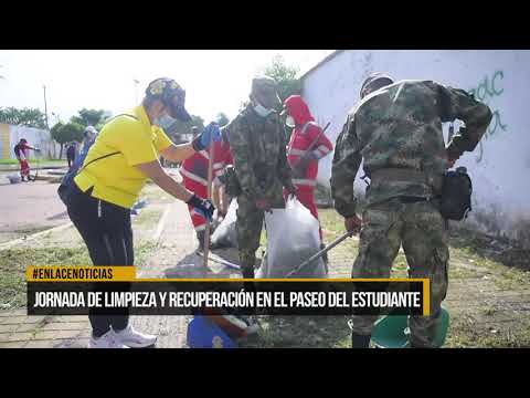 Realizaron jornada de limpieza y recuperación en el Paseo del Estudiante