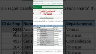 EXCEL - How to use the SORT function in Excel. #excel EXCEL - How to use the SORT function in Excel. #excel