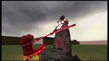 Gmod NPC Fights: Super Tyrant vs Prision Executioner - Resident Evil 2 Reamake vs Resident Evil 5