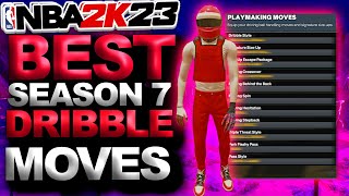 THESE NEW SEASON 7 DRIBBLE MOVES ARE ACTUALLY PRETTY GOOD IN NBA 2K23