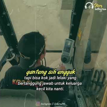 story wa terbaru alat berat excavator
