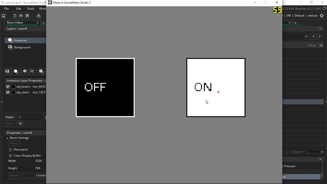 Gamemaker Studio 2 || Buttons, Switchs and And Gates - YouTube