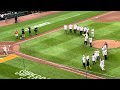 1983 Baltimore Orioles World Series Reunion - Rick Dempsey Cheer and Opening Pitch