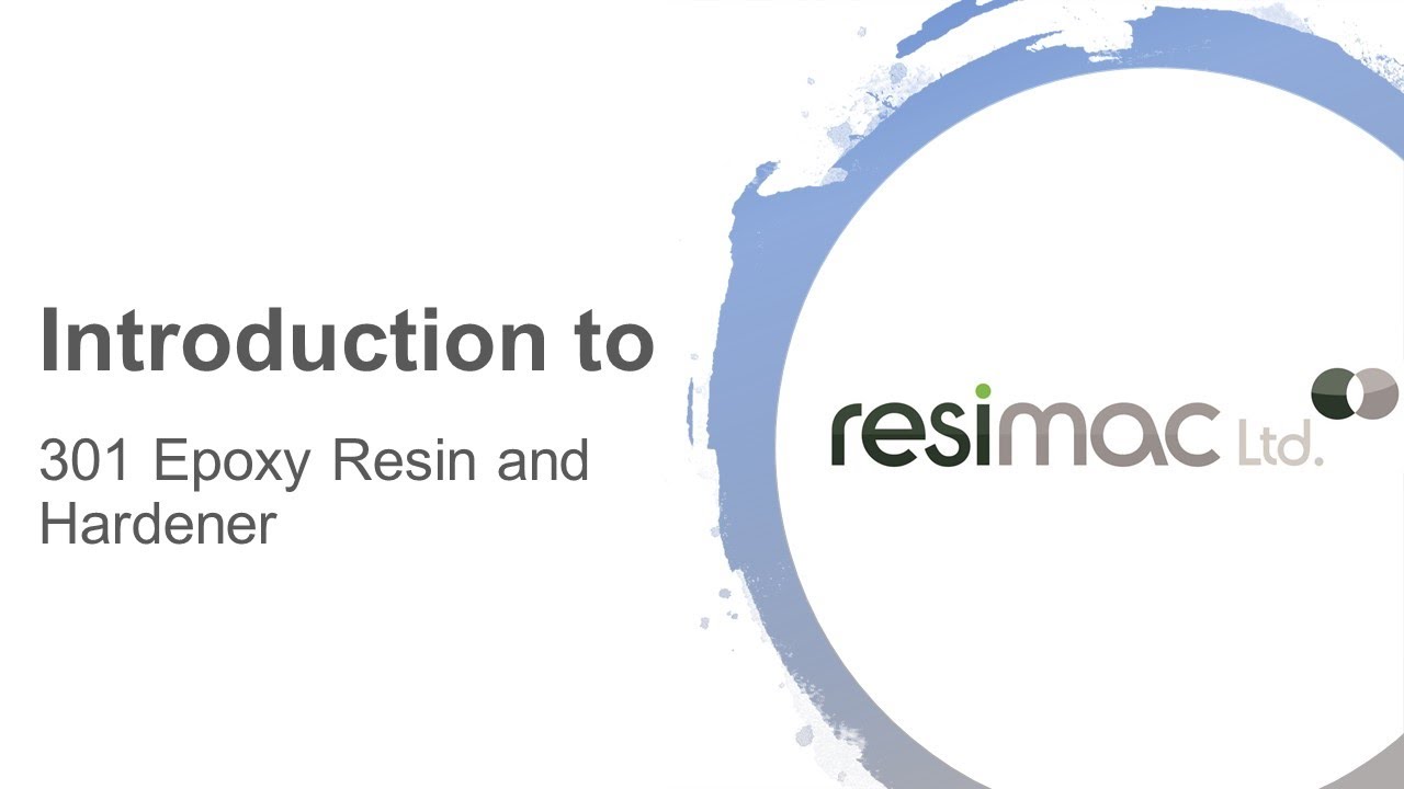 Resimac 301 Epoxy Resin and hardener Introduction - YouTube