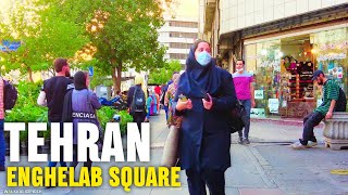 İran - Enghelab Meydanında Tahran Caddesi Yürüyüş Turu - Downtown Tahran 2022 - Yürüyüş Turu