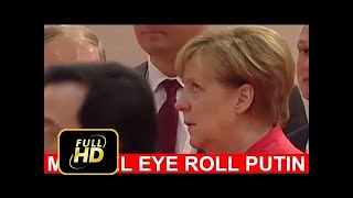 WATCH FULL: Angela Merkel Roll Her Eyes at President Vladimir Putin - Angela Merkel's Viral Eye-Roll