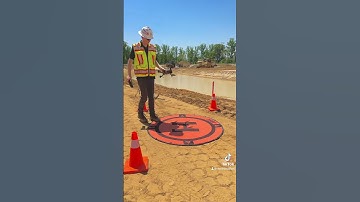 Drone setup for construction earthworks survey!