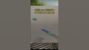 CS2 vs CS:GO - CT Default Smoke 🔥 #shorts #cs2