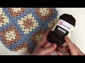 Сумка из мотивов (баушкин квадрат крючком) из шнура Macrame