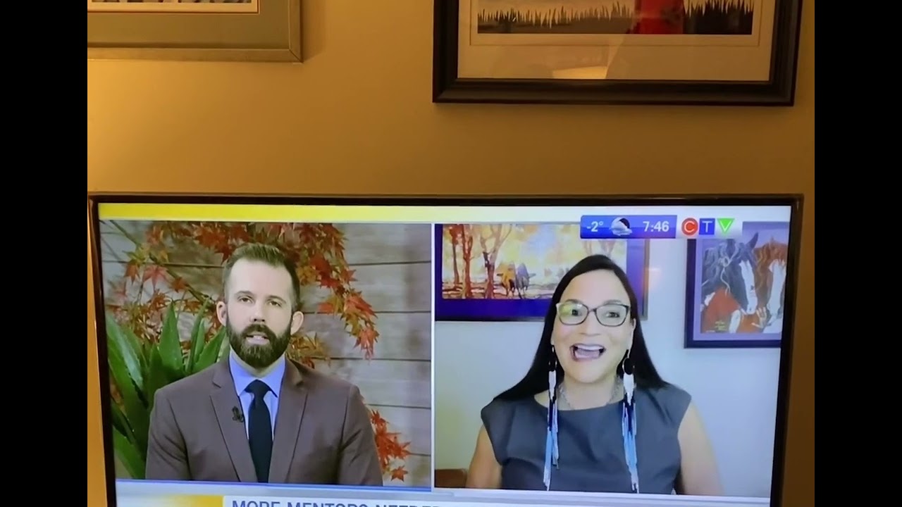 CTV News Kent Morrison interviews Tanya Tourangeau for Mentor Month