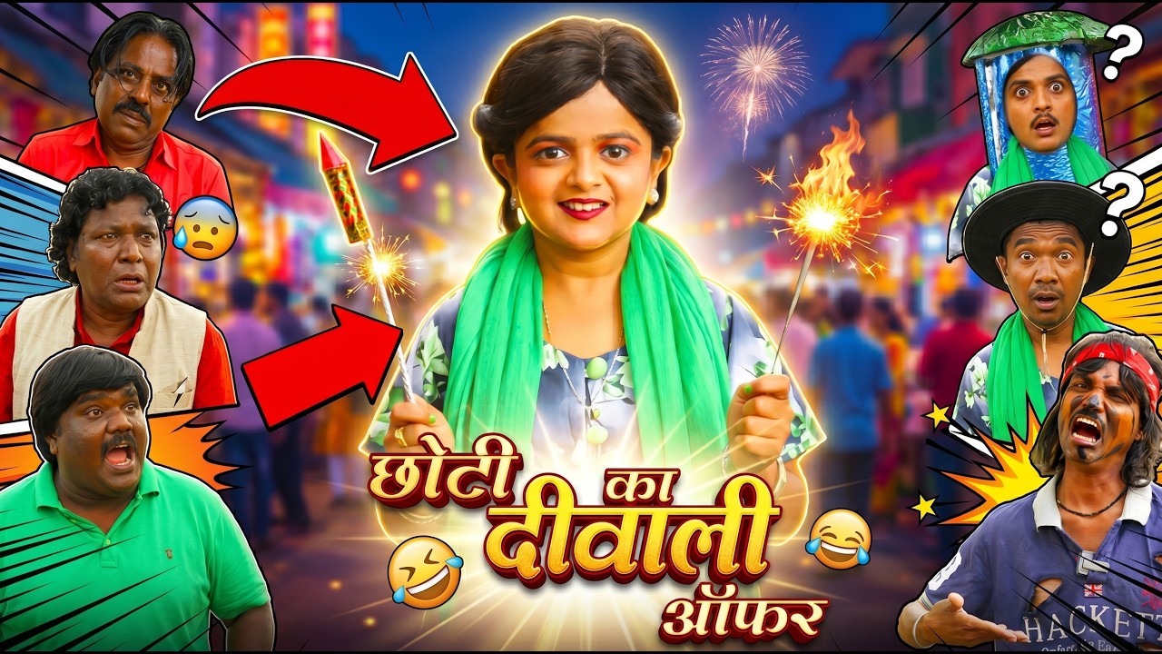 छोटी का दीवाली ऑफर | CHOTI KA DIWALI OFFER |Khandesh Hindi Comedy | Choti Didi | Chotu Dada Comedy