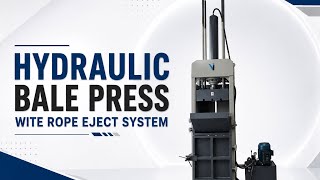 Hydraulic Bale Press Smart Wire Rope Eject System 