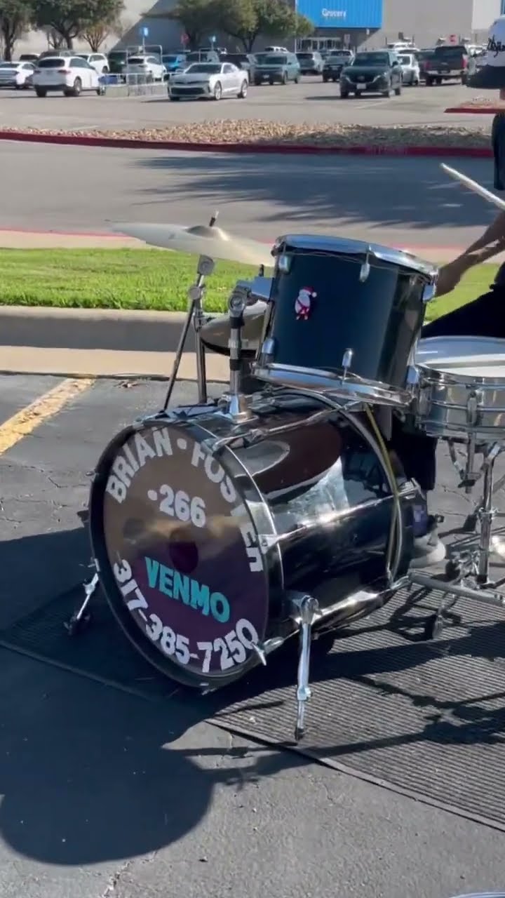 #drumperformance #remotedrumrecording #drums - Brian Foster playing drums, December 21, 2024