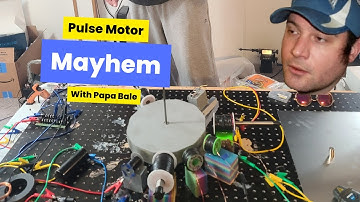 Papa Bale Tests a 3D Printed Rotor in a Pulse Motor Design!