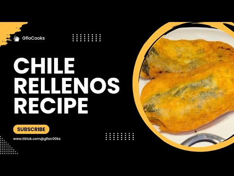 How to make chile rellenos. - YouTube