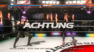 DOA5(PS3®) AYANE (ME) vs LISA