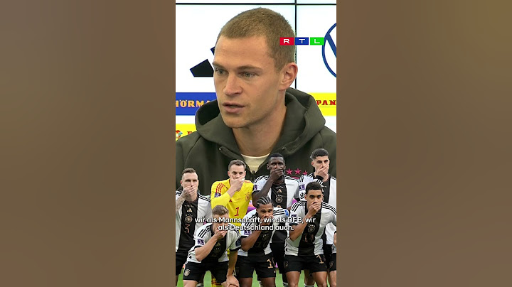 Kimmich: "Nicht unser Job, uns politisch zu äußern..."